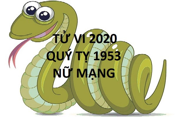 Xem tử vi năm 2020 cho tuổi QÚY TỴ sinh năm 1953 Nữ Mạng-1