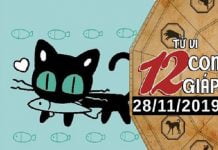 Xem tử vi thứ 5 ngày 28/11/2019 của 12 con giáp