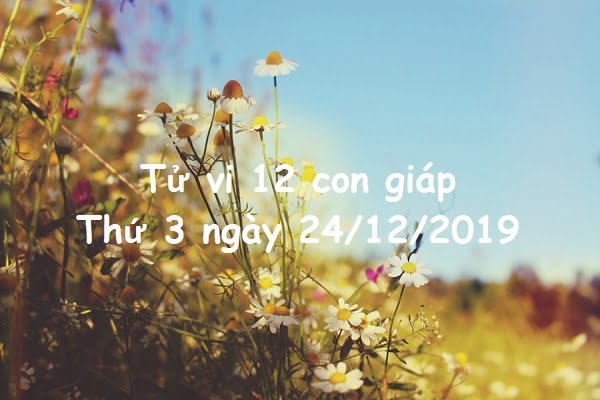 Xem tử vi thứ 3 ngày 24/12/2019 của 12 con giáp-1