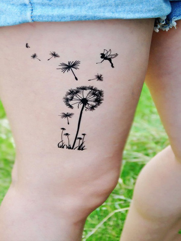 Hình xăm bồ công anh đẹp dành cho nam và nữ-11