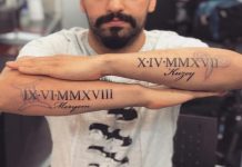 Hình xăm chữ La Mã