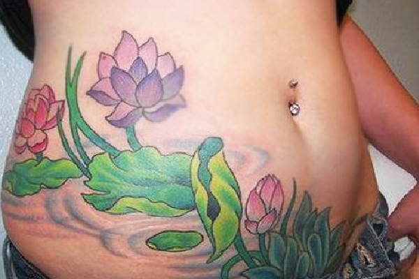99+ hình xăm hoa sen độc đáo, ấn tượng-12 99+ hình xăm hoa sen độc đáo, ấn tượng-12