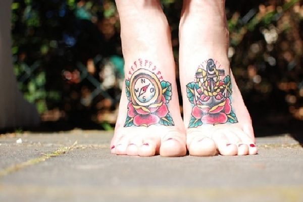 30+ hình xăm la bàn ấn tượng, độc đáo-6