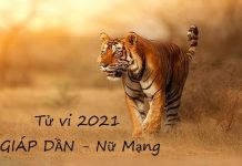 Xem tử vi 2021 tuổi GIÁP DẦN sinh năm 1974 Nữ Mạng