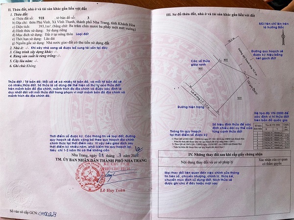 Cách xem hướng đất, hướng nhà trên sổ hồng chuẩn xác-4 Cách xem hướng đất, hướng nhà trên sổ hồng chuẩn xác-4