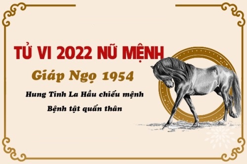 Xem tử vi 2022 tuổi GIÁP NGỌ sinh năm 1954 Nữ Mạng-1