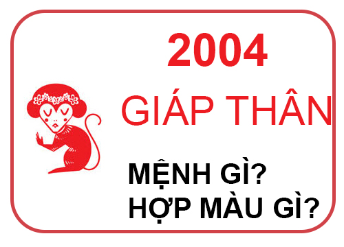 Sinh năm 2004 mệnh gì? Hợp màu gì? Hợp tuổi nào?-1
