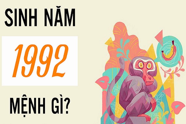 Sinh năm 1992 mệnh gì? Cung gì? Tuổi gì? Hợp cây cảnh gì-1