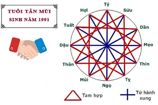 Luận giải tuổi Tân Mùi 1991 làm ăn hợp với tuổi nào nhất?-2