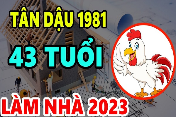 Xem tuổi làm nhà năm 2023 cho người sinh năm 1981 Tân Dậu-2 Xem tuổi làm nhà năm 2023 cho người sinh năm 1981 Tân Dậu-2