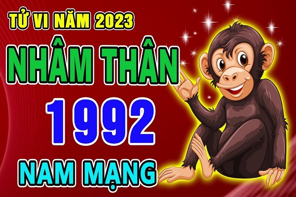 Xem tử vi năm 2023 tuổi NHÂM THÂN sinh năm 1992 Nam Mạng-1