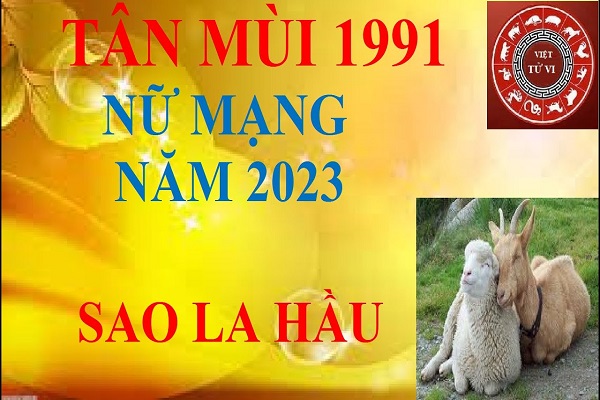 Xem tử vi năm 2023 tuổi TÂN MÙI sinh năm 1991 Nữ Mạng-2